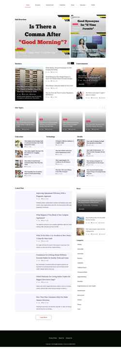 Snimka zaslona englishoverview.com