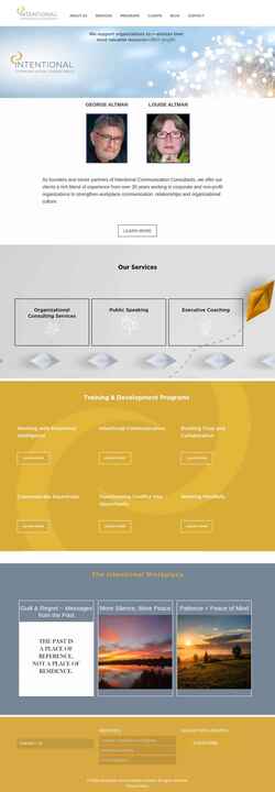 Ekran görüntüsü intentionalcommunication.com