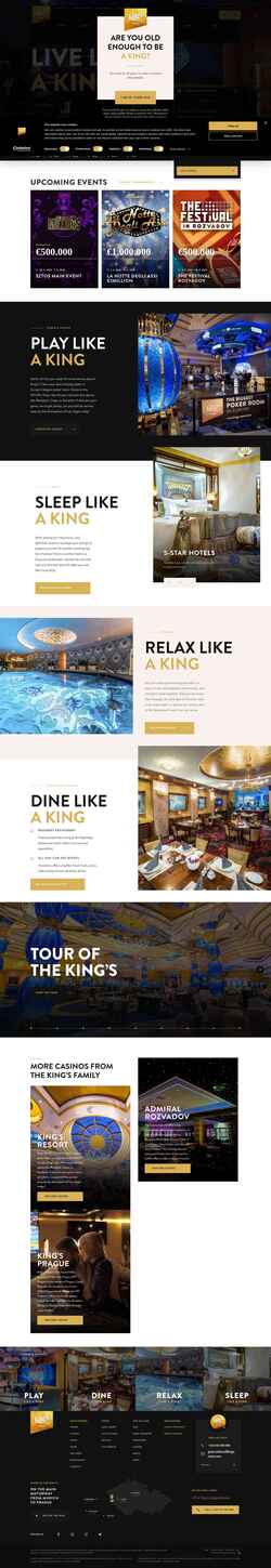 Capture d'écran kings-resort.com