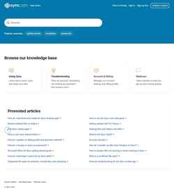 Скриншот help.sync.com