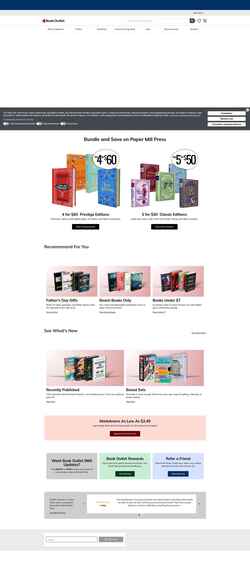 Zrzut ekranu bookoutlet.ca