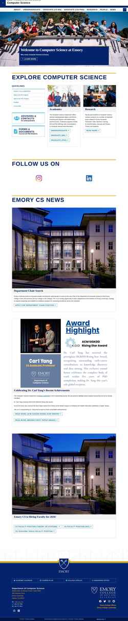 Скриншот computerscience.emory.edu