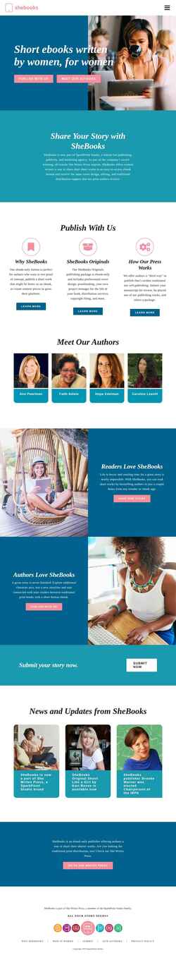 Snimka zaslona shebooks.net