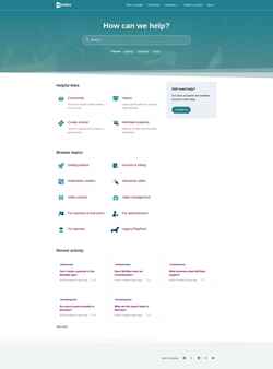 Screenshot support.wevideo.com