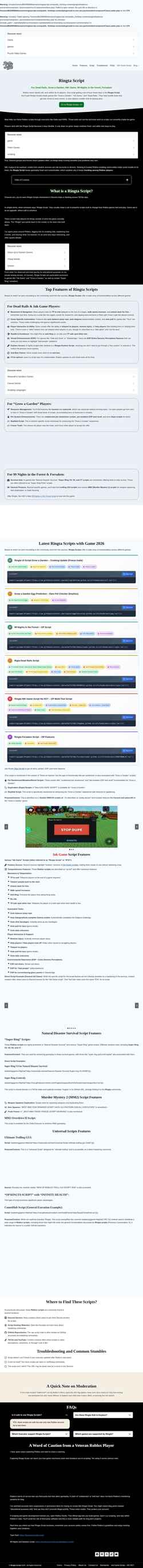 Screenshot ringtascript.com