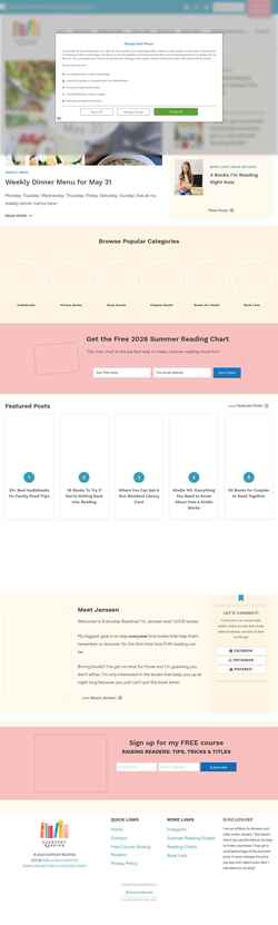Skærmbillede everyday-reading.com