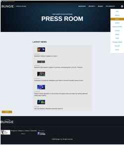 Zrzut ekranu press.bungie.com