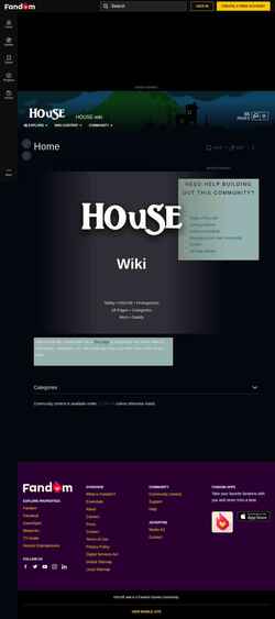 Snímek obrazovky housethegame.fandom.com