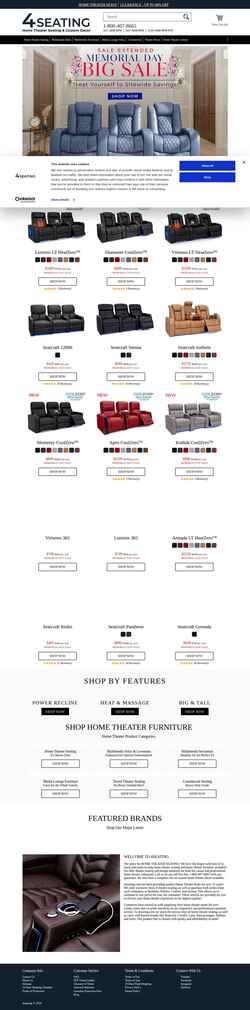 Captura de pantalla 4seating.com