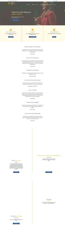 Képernyőkép anitacleare.co.uk
