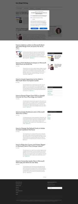 Screenshot erinwrightwriting.com