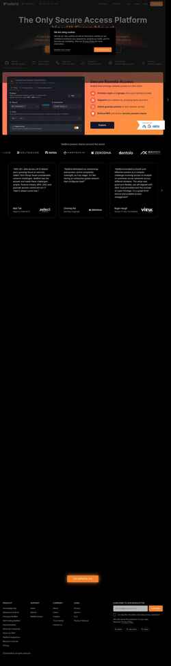Screenshot netbird.io