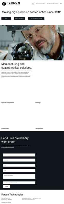 Skærmbillede ferson.com