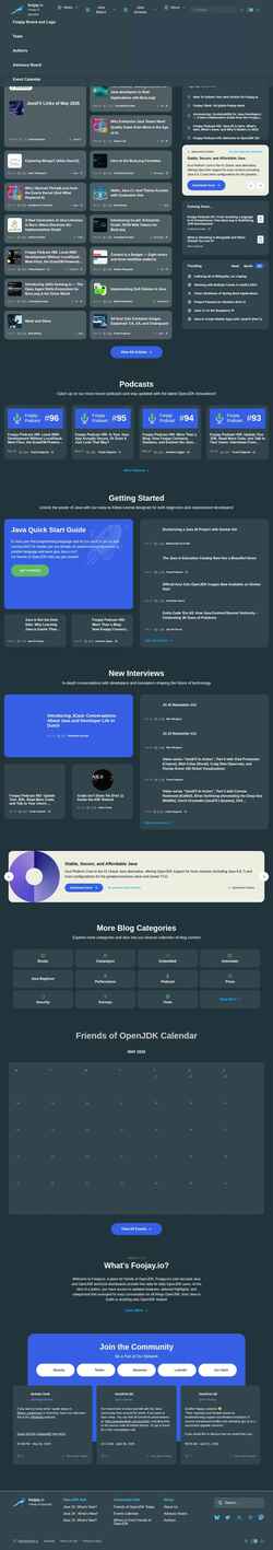 Screenshot foojay.io