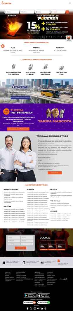 Screenshot tufesa.com.mx