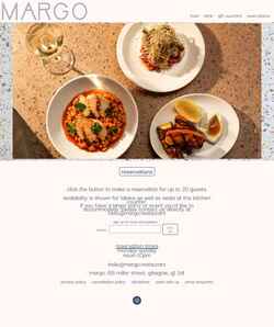 Screenshot margo.restaurant