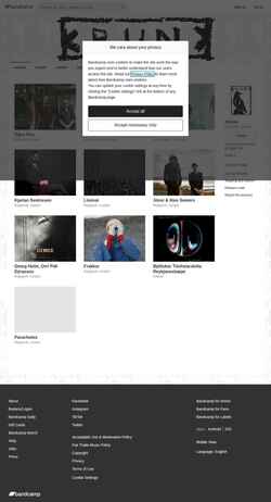 Screenshot krunk.bandcamp.com