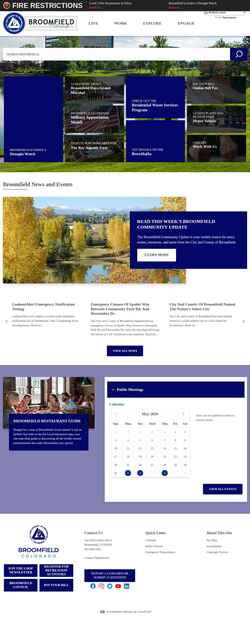 Screenshot broomfield.org