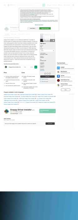 Στιγμιότυπο οθόνης snappy-driver-installer.en.softonic.com