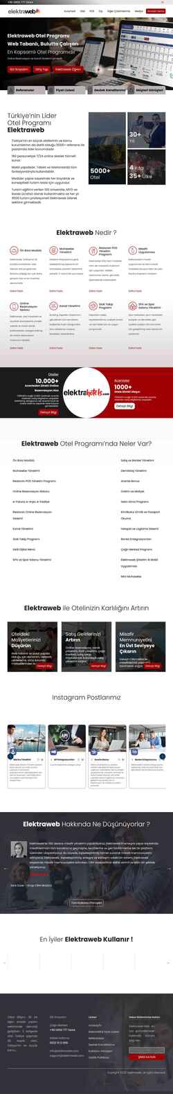 Ekran görüntüsü elektraweb.com