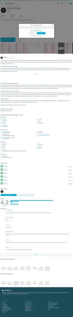 Schermata revanced-manager.en.uptodown.com