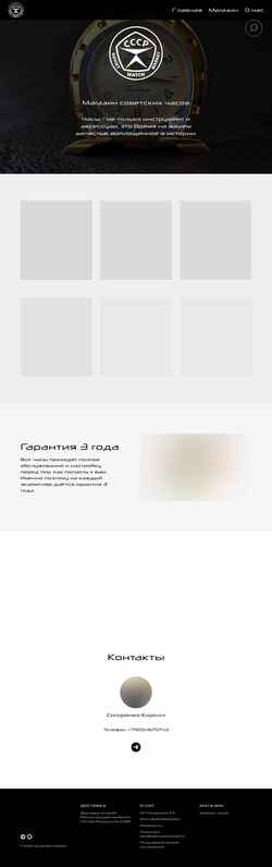 Screenshot sovietwatchmarket.ru