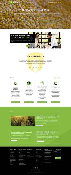 Screenshot corn.org