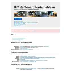 Schermata iut-fbleau.fr
