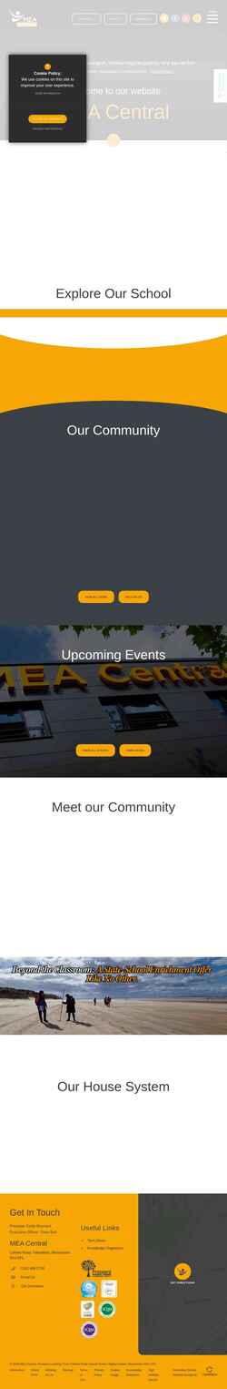 Screenshot meacentral.org.uk