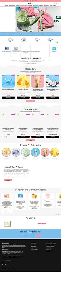 Screenshot trymoody.com