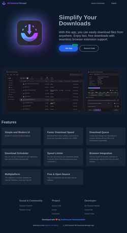Schermata abdownloadmanager.com