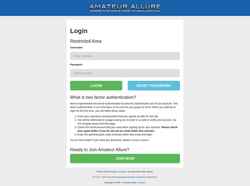 Schermata members.amateurallure.com