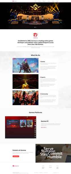 Schermata intl.garena.com