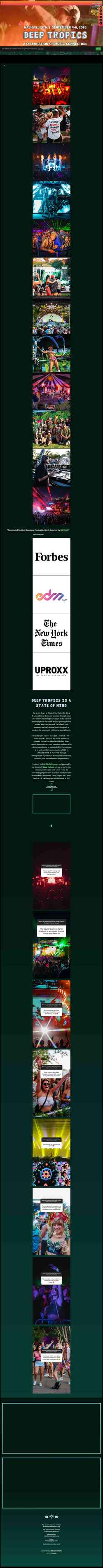 Captura de pantalla deeptropics.org