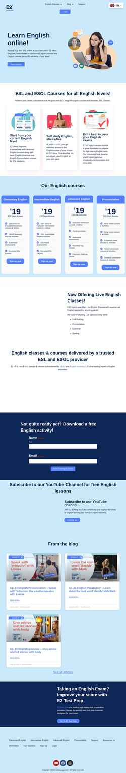 截屏 e2english.com