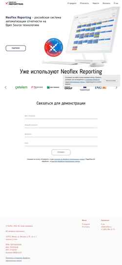 Captură de ecran neoflexreporting.ru