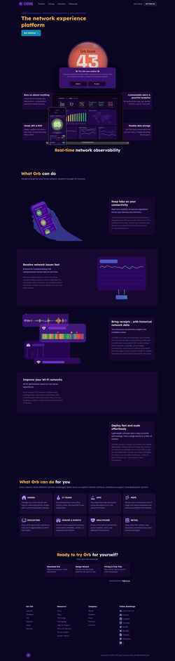 Στιγμιότυπο οθόνης orb.net