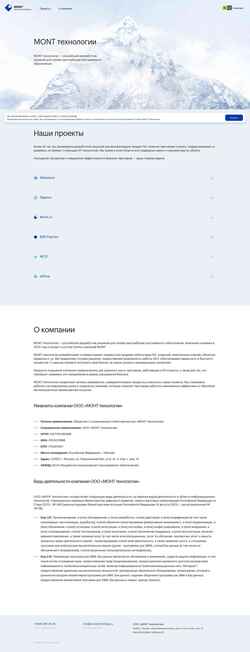 Zrzut ekranu monttechnology.ru