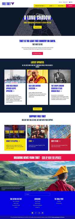 Screenshot freetibet.org