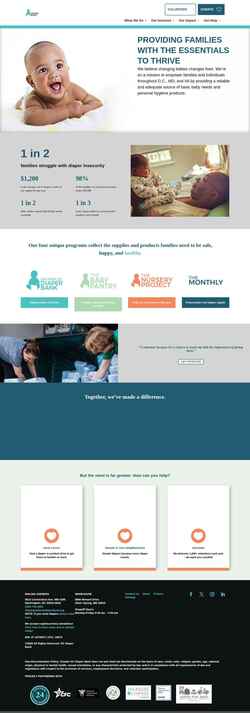 Screenshot greaterdcdiaperbank.org