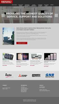 Captura de pantalla emergencypowerinc.com