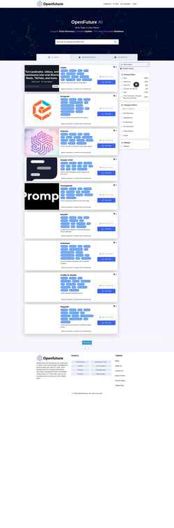 Screenshot openfuture.ai