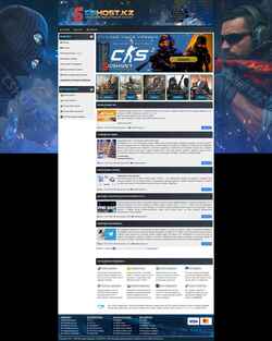 Screenshot cshost.kz