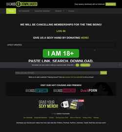 Snímek obrazovky badassdownloader.com