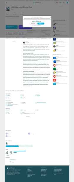 Skjermdump hdd-low-level-format-tool.en.uptodown.com