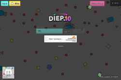 Скриншот diep.io