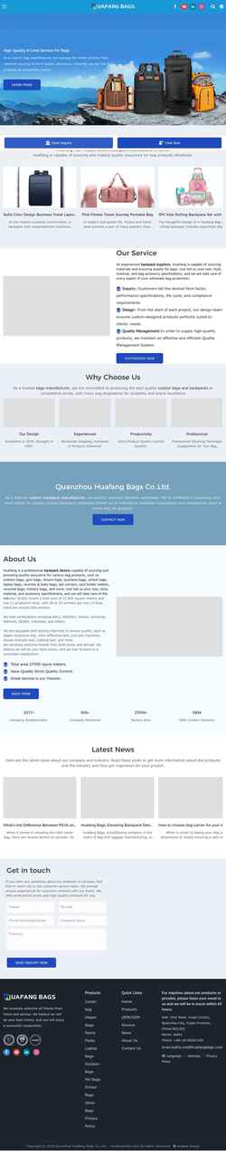 Screenshot huafangtrade.com