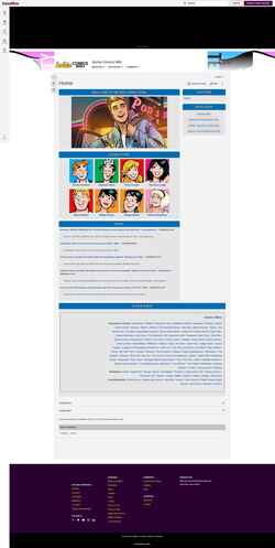 Скриншот archiecomics.fandom.com