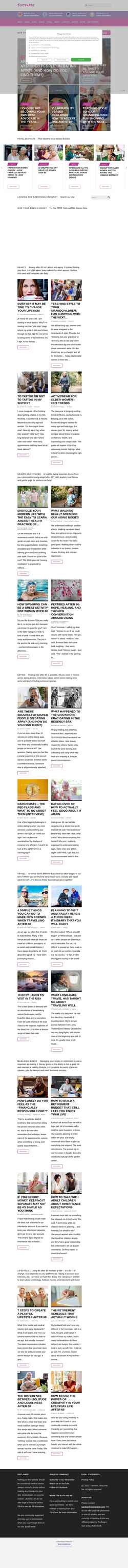 Captura de pantalla sixtyandme.com