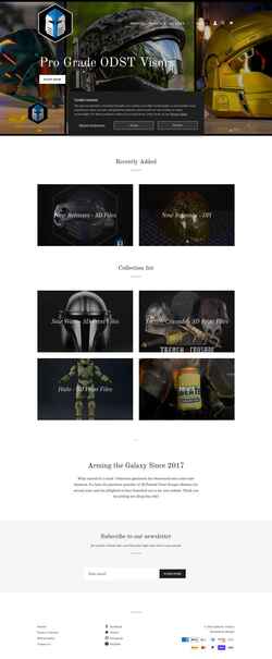 Screenshot galacticarmory.net